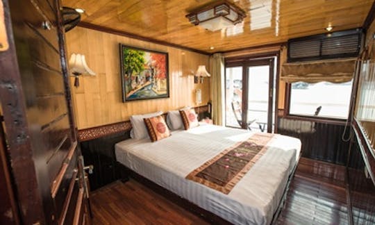 Charter 92' Annam Junk 5 Cabins in Ha Long City, Vietnam