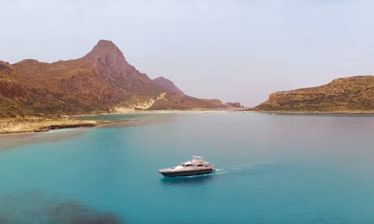 Private Cruise On 62' Power Mega Yacht In Kissamos, Greece, Gravousa & Balos