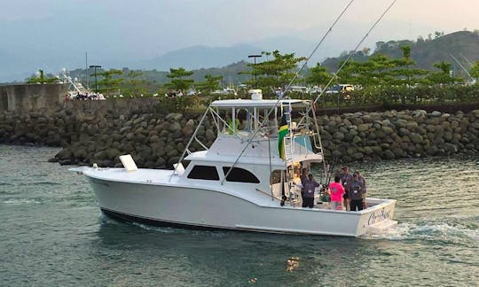 Fishing Charter On 46ft "Caribsea" Guthrie Yacht In Quepos, Costa Rica