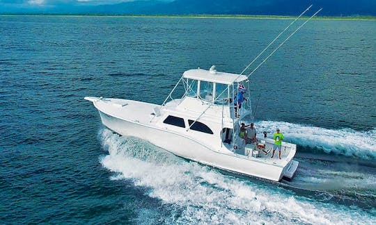 Fishing Charter On 46ft "Caribsea" Guthrie Yacht In Quepos, Costa Rica