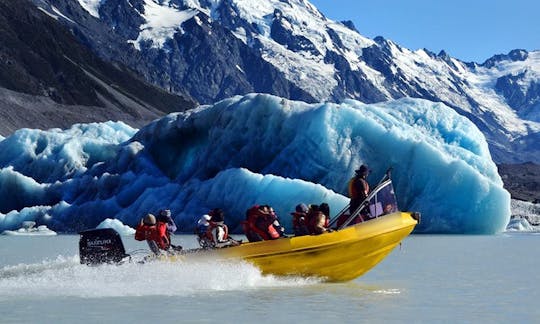 RIB Wildlife Tours dans le parc national du mont Cook, Nouvelle-Zélande