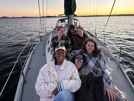 Excursion en voilier au coucher du soleil à San Diego à bord de notre voilier Catalina 36 MK1