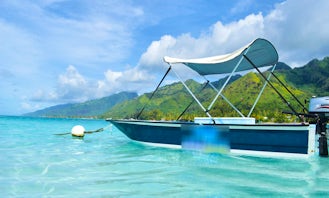 12ft boat 6HP without Licence in Moorea