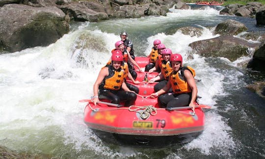 Rafting in Rotorua, New Zealand