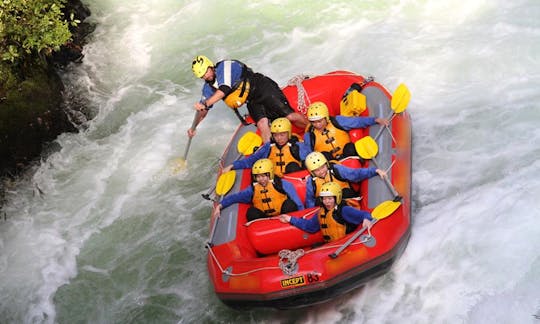 Rafting in Rotorua, New Zealand