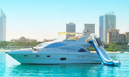 Private Luxury Yacht Charter with Water Slide in Dubai, UAE