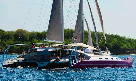 Charter 80' Msy Anee Cha Cruising Catamaran In Denpasar Barat, Indonesia