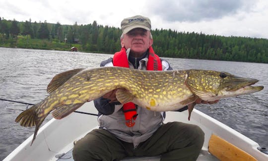 Enjoy Fishing in Jämtlands län, Sweden on Dinghy