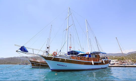 Charter 69' Kasapoglu 3 Gulet in Antalya, Turkey