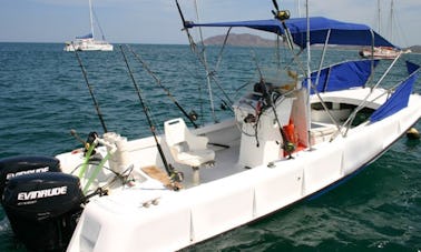 Charter de pesca de balleneros de Boston de 22 pies en Tamarindo, Costa Rica