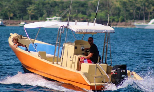 Enjoy Fishing in Guanacaste,Costa Rica on 22ft Center Console