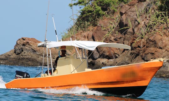 Enjoy Fishing in Guanacaste,Costa Rica on 22ft Center Console