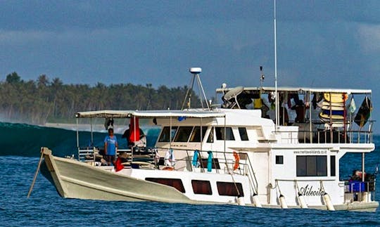 Enjoy Surf Charter in Padang Timur, Indonesia on 70' Aileoita 1 Power Megha Yacht