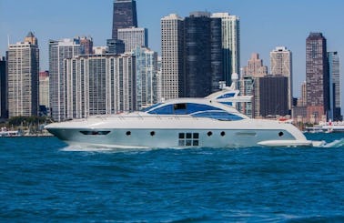 Charter 62' Azimut Italia Luxury Yacht In Chicago, Illinois