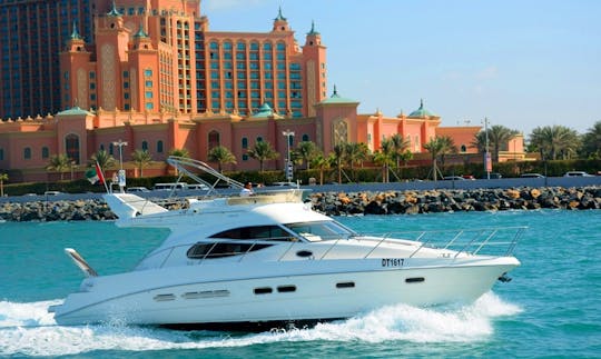 Charter our 45' British Sealine Yacht From Dubai