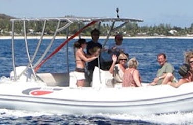 Rent 21' Selva Rigid Inflatable Boat in Saint-Gilles les Bains, Reunion