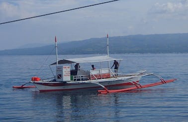 Traditional Boat Rental in Oslob, Philippines for up to 20 passengers