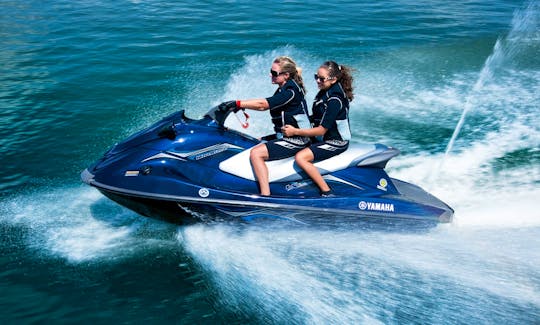 Have fun flying over the waves on a jet ski rental in Dubai