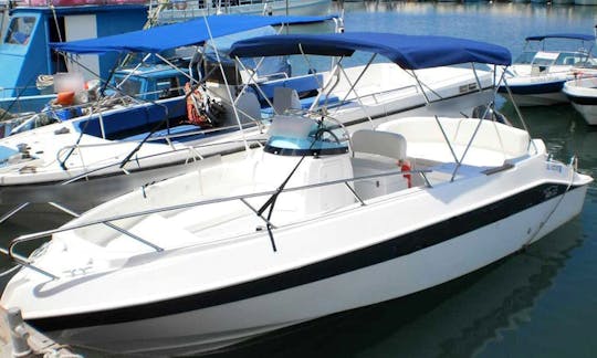 Charter 22 ft Marinello Speedboat in Cyprus, Poli Crysochous