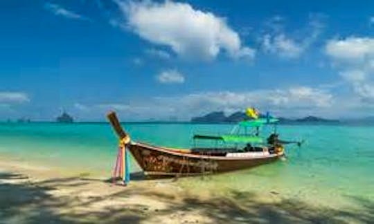 'Long Tail' Boat Private Tours in Hong Islands & 4 Islands, Krabi (with Sunset and Night Snorkel options)