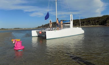 Location d'un catamaran de croisière Kurt Hughes de 30 minutes à Fernandina Beach, en Floride