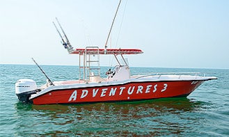 Deep Sea Fishing Charter Aboard the Red Center Console for 11 People!