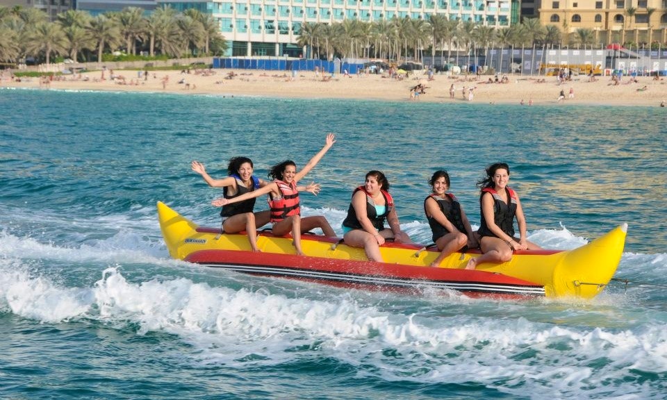 15 Minutes Banana Boat Ride In Ras Al Khaimah United Arab Emirates Getmyboat