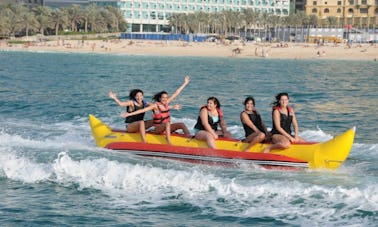 Paseo en banana boat de 15 minutos en Ras Al-Khaimah, Emiratos Árabes Unidos