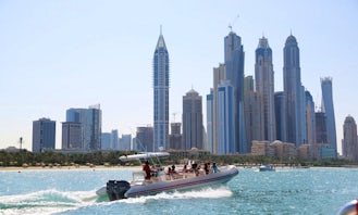 90 Minutes Speedboat Tour around Dubai Marina, Atlantis and Burj Al Arab with complimentary drinks