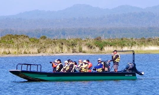 Boat Tour in Franz Josef Glacier in New Zealand