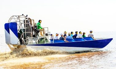 Airboat Tours In Krong Siem Reap, Cambodia.