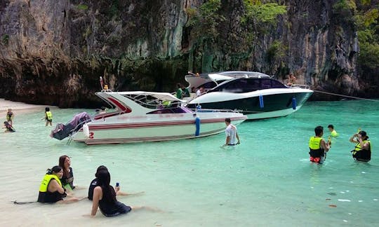 Excursion privée en hors-bord au coucher du soleil à Koh Phi Phi et Railay, Krabi