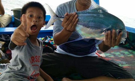 Enjoy Fishing in Banten, Indonesia on a Trawler