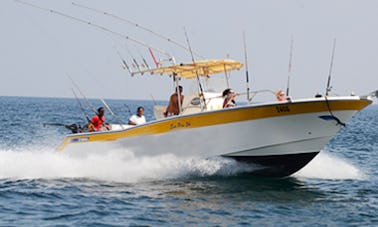 Excursion de pêche en haute mer et de pêche sportive pour 6 personnes (jusqu'à 9 personnes avec supplément)