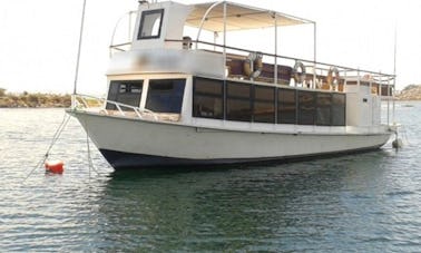 Disfrute de viajes de pesca en una casa flotante «Mother Shipsand» de 55 pies en Asuán, Egipto