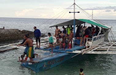 Tour in Style on a Traditional Boat Charter in Oslob, Philippines