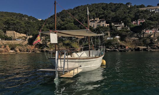 ALUGUEL DE BARCO TRADICIONAL DE MAIORQUIM Ferrer Roselló 32 pams em Port d'Andratx