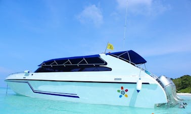 Have an amazing time in Phuket, Thailand on a 45 person Motor Yacht charter