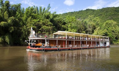 Alquile un barco The RV River Kwai Canal de 120 pies en Kanchanaburi, Tailandia