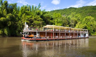 Charter 120' The RV River Kwai Canal Boat in Kanchanaburi, Thailand