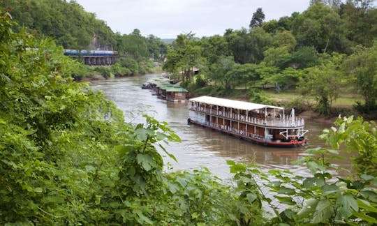 Charter 120' The RV River Kwai Canal Boat in Kanchanaburi, Thailand