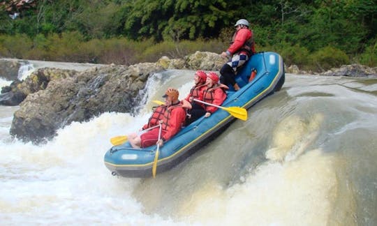 Rafting en eau vive au Brésil