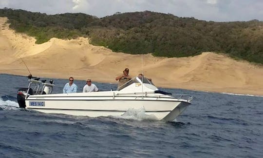 Enjoy Fishing in Richards Bay, South Africa on Power Catamaran