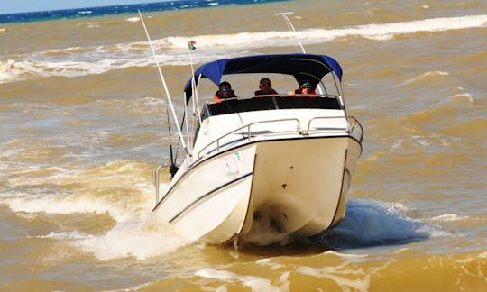 Enjoy Fishing in Richards Bay, South Africa on Power Catamaran