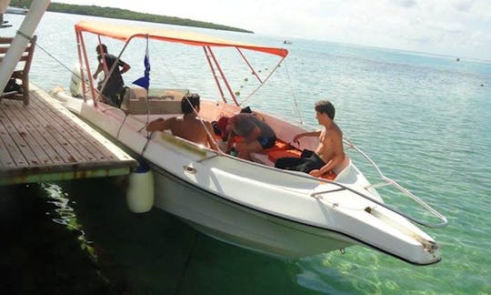 Passenger boat in Mahébourg