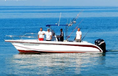 28' Fishing Boat Charter for 3 People in Nosy Be