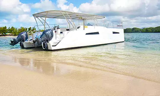 Power Catamaran Rental for 35 People in Port Louis, Mauritius