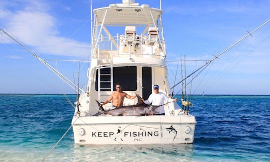 Enjoy Fishing in La Romana, Cap Cana or Santo Domingo in the Dominican Republic on Rampage 45 Sport Fisherman