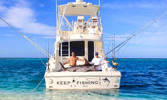 Enjoy Fishing in La Romana, Cap Cana or Santo Domingo in the Dominican Republic on Rampage 45 Sport Fisherman