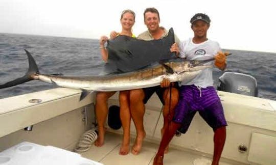 Enjoy Fishing in Guanacaste, Costa Rica on 28' Shamrock Sport Fisherman